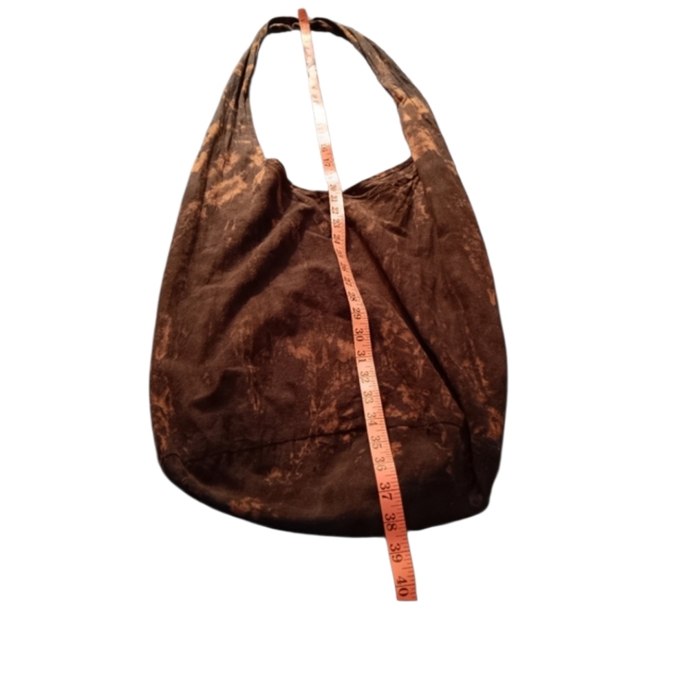 Black Tie-Dye ~ Crossbody Hobo Sling Bag - Picture 3 of 9